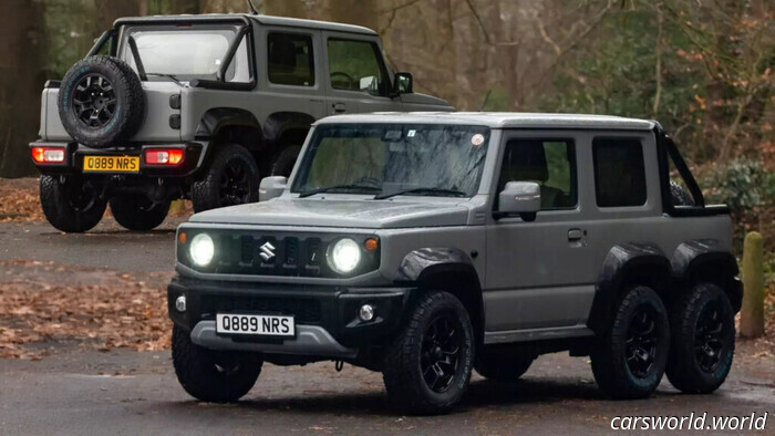 Этот Suzuki Jimny 6x4 - Идеальная игрушка для Бездорожья, И Он выставлен на продажу | Carscoops